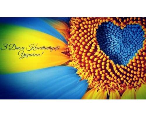 Вітаю з Днем Конституції України! 